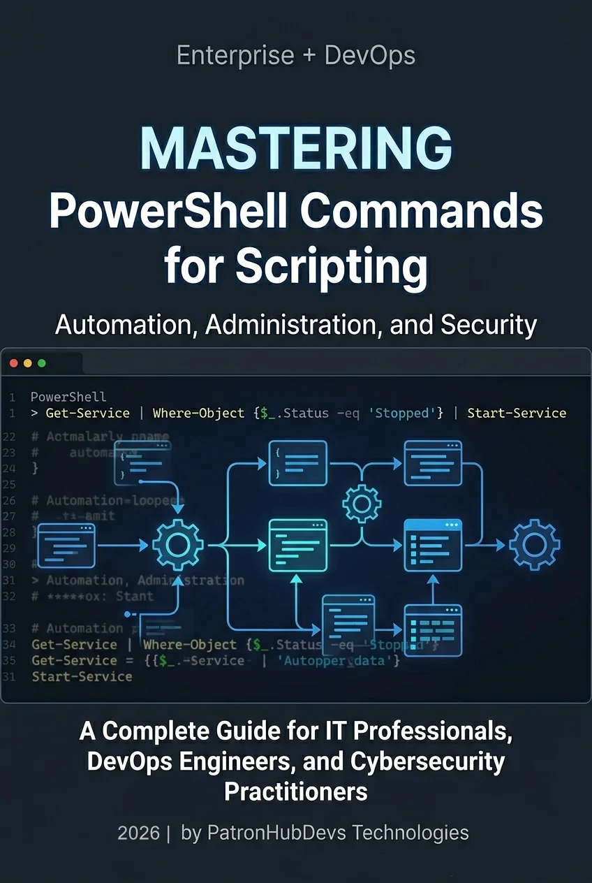 Mastering PowerShell Commands for Scripting — Automation, Administration, Security